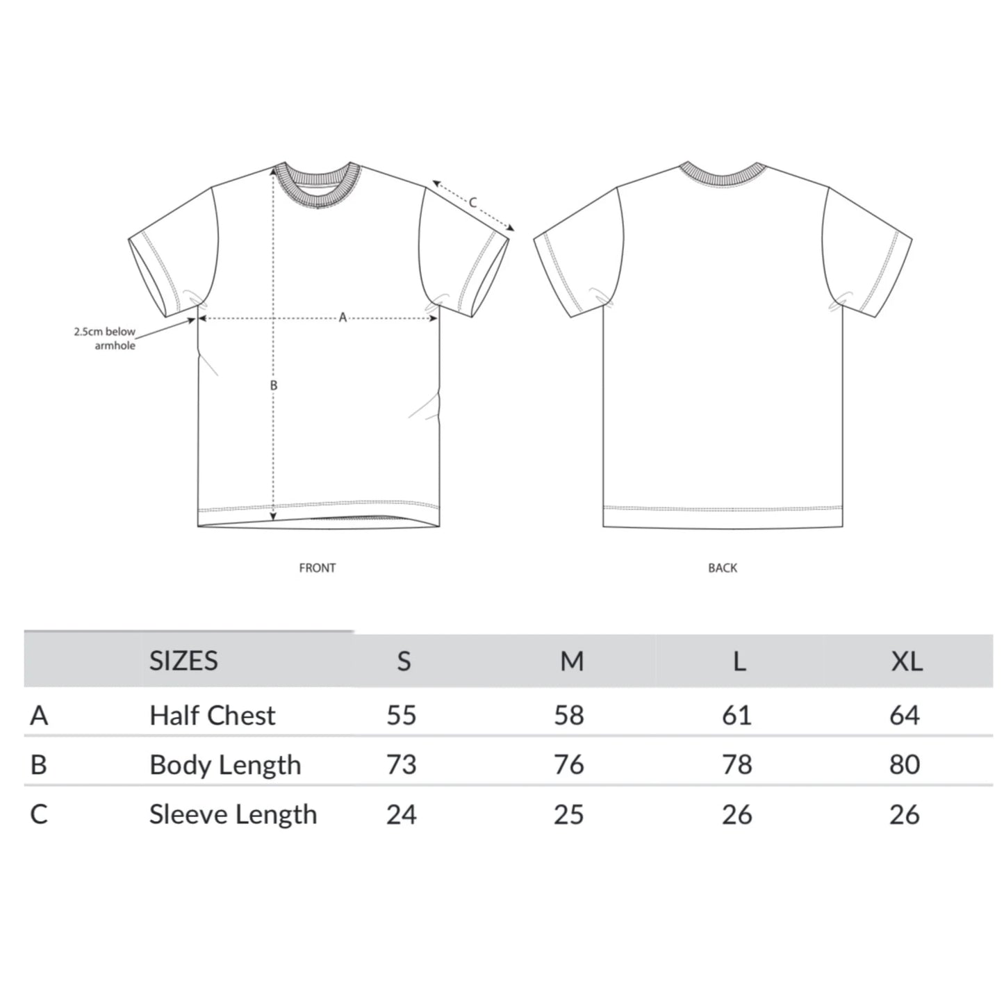 “Dizzy” White Tee