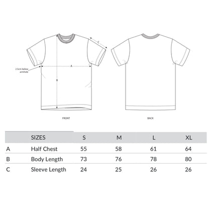 “Dizzy” White Tee