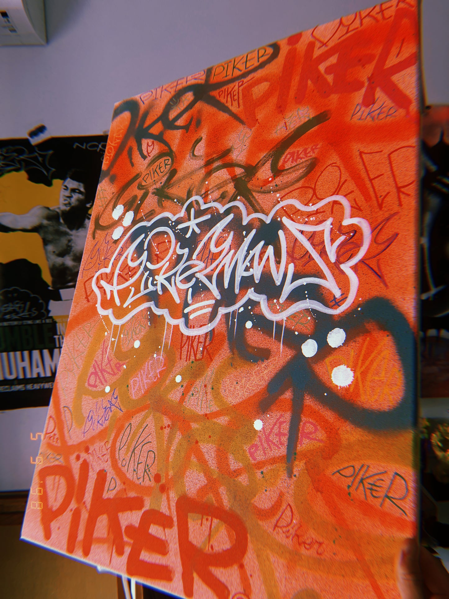 “OVERALL FLY” Hand-Made Picture