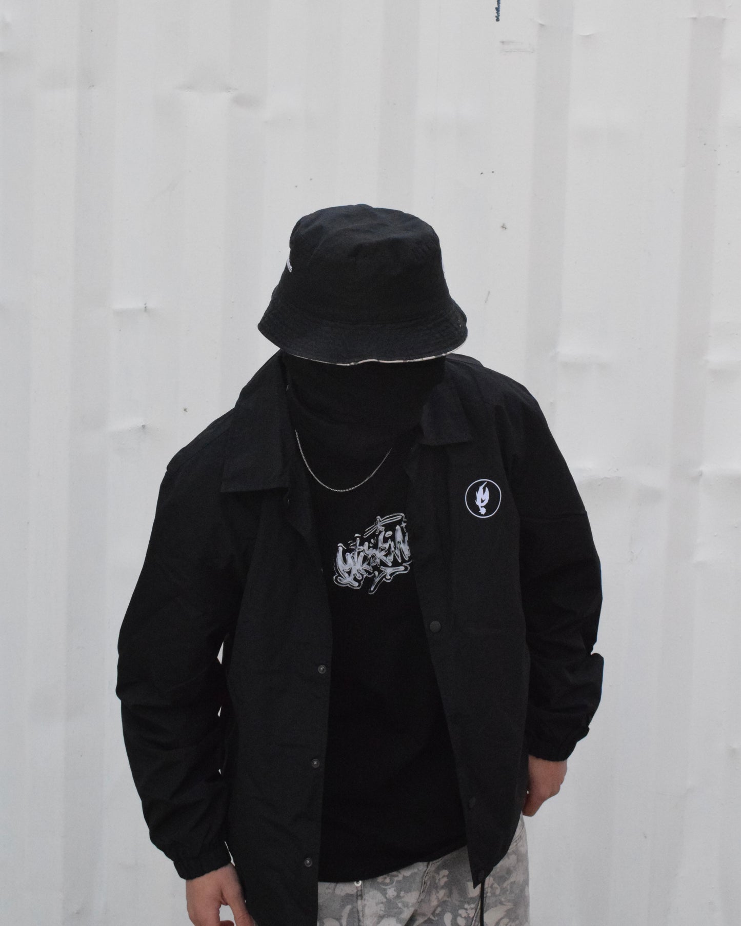 PHINEAS BLACK RAINCOAT